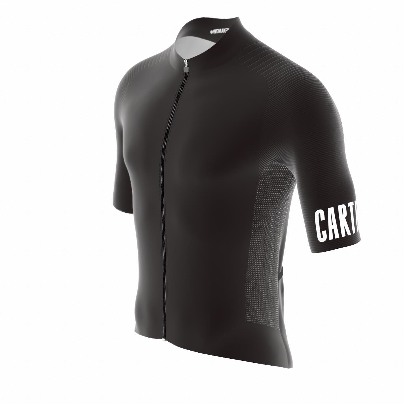 Jersey CARTEL "Classique", Men, Black Swimwear Vélo Cartel 