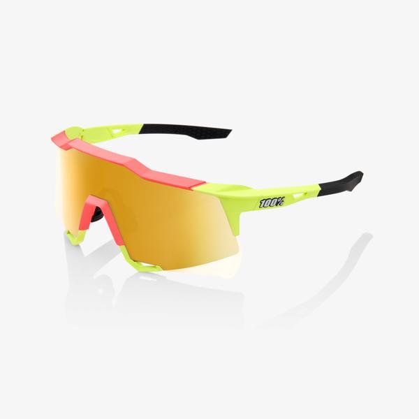 Sunglasses Speedcraft/Matte Washed Out Neon Yellow Frame Sunglasses 100% 