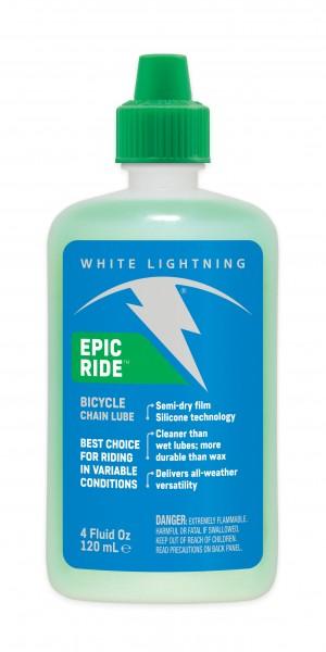 Bicycle chain lubricant, EPIC RIDE Lubricants White Lightning 