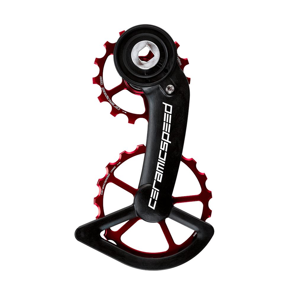 OSPW SRAM AXS RED/Force Standard CeramicSpeed derailleur cage Red 