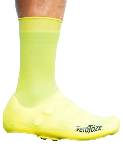 Velotoze - Warmers Velotoze Yellow Hi-Viz S button overshoes 